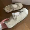 Zapatos de Mujer Mary Jane Florales 2026 Nuevo Otoño Suela Suave Casual Cómodos Retro Planos Zapatos de Ballet para Mujer para Combinar con Faldas