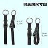 Correa de Amarre para Equipaje de Viaje Correa para Colgar Bolsas Correa Portátil con Carcasa Exterior para Colgar Hebilla Metálica Ajustable Correa de Amarre