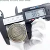 Monedas de Bronce Grabadas en Oro Personalizadas, Edición Conmemorativa del Centenario Corporativo, Monedas de Regalo Cepilladas por Ambas Caras