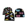 Gorro cálido Temu transfronterizo para mujer, lindo, versátil, de gato, dinosaurio, alienígena, de lana, gorro frío europeo y americano, en stock, venta al por mayor
