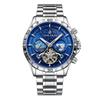 Transmisión en Vivo de Louie Juelen Producto Popular Serie Mar Estrellado Reloj Mecánico Totalmente Automático para Hombre
