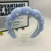 Diademas de nube de tela para toalla de comercio exterior transfronterizo personalizables con perlas, accesorios para el cabello hechos a mano, venta al por mayor desde la fábrica de origen