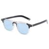 2024 Fotografía callejera de celebridades de Internet Gafas de sol cuadradas pequeñas Nueva moda para hombres y mujeres Gafas de sol de moda de estilo europeo y americano Gafas negras