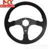 Volante de carreras ilimitado directo de fábrica de 14 pulgadas, cuero esmerilado, personalidad, volante JDM universal de 70 mm