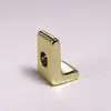 Letras e Números Acrílicos Banhados a Ouro e Prata Fivela de Sapato Casual Corrente de Celular Acessórios para Pendurar em Bolsa DIY Feito à Mão com Contas