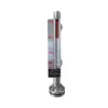 Medidor de Nível Magnético UHZ com Tampa Flip-Plate Medidor de Nível de Água Nível de Óleo com Transmissão Remota Aço Inoxidável 304 Montagem Lateral Montagem Superior Chave Magnética de Caldeira