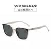Gafas de sol GM 2024 nuevas para mujer, estilo coreano, de alta gama, de cara grande, delgadas, con protección UV, blancas, para hombre.