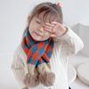 Bufanda para niños, otoño e invierno, estilo coreano, cálida y gruesa, de punto, para niñas y cuello de invierno