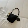 2026 Nova Bolsa de Mão Estilo Coreano Relaxada Moda para Trabalho e Deslocamento Bolsa de Ombro Único Sob o Braço Bolsa de Balde Simples com Personalidade