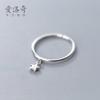 Anel Aberto Estrela Estilo Japonês Feminino Nalan Prata S925 Moda Anel de Junta Fofo em Forma de Estrela J5090