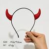 Acessórios de Halloween Adereços de Cosplay Cocar de Bruxa Diabo Tiara de Vampiro Chifres de Bezerro de Vampiro Acessórios de Cabelo