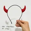 Diadema de Halloween Transfronteriza para Niños Fiesta Disfraces Cosplay Diversión Diadema de Pequeño Diablo Accesorios para el Cabello de Festival