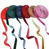6 10 15 20mm Cinta para Ropa Cinta Flock de un solo lado Cinta de Terciopelo Cinturón de Terciopelo Lazo DIY Ropa