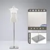 Maniquí Plano Estilo Coreano Accesorios Maniquí Ropa de Mujer Exhibición en Ventana Maniquí de Medio Cuerpo Modelo Tienda de Ropa Soporte de Exhibición Cuerpo Completo