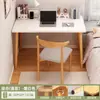 Escritorio de estudio para estudiantes de secundaria con estantería integrada, adecuado para dormitorio, uso doméstico, estudio de estudiante, escritura, escritorio de computadora, mesa para casa de alquiler
