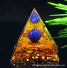 Bola de Cristal 73 Estilos Pirámide Bola de Cristal Transfronteriza Pirámide de Piedra Triturada Artesanías para el Hogar Adornos de Resina