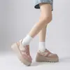 Zapatos Chunky de Plataforma para Mujer 2026 Nuevos de Primavera y Otoño, Zapatos de Entrenamiento Moral que Aumentan la Altura para Personas Bajas, Zapatos Deportivos Casuales Versátiles