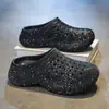 Zuecos de Pesca 3D para Hombre, Calzado de Verano para Exteriores, Zapatos de Trabajo Resistentes para Cocina, Zapatos de Seguridad con Suela Gruesa para Mujer, Zuecos de Playa
