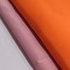 Vestido de poliéster imitación teñido con memoria ropa casual traje de pantalón tejido de sarga naranja rosa color sólido suministro