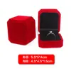 Venta al por mayor de fábrica caja de joyería de franela de alta calidad caja de embalaje para joyería caja de almacenamiento para regalo de anillo collar colgante
