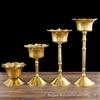 Lâmpada a óleo de latão lâmpada líquida fábrica atacado suprimentos budistas lâmpada a óleo Lâmpada Lotus Changming Suporte para lâmpada de manteiga de Buda