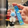 Astronauta Espacio Dibujo Animado Personaje Lindo Colgante para Llavero de Teléfono Coche Colgante de Llavero de Coche Goma Blanda de PVC Colgante de Correa de Muñeca Personalizado