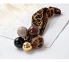 Diadema Dongdaemun de Corea del Sur con estampado de leopardo y diamantes de imitación, banda para el cabello para mujer, banda de goma para el cabello, tocado, cuerda para el cabello caliente de otoño e invierno