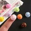 Bolas de Sorvete Simuladas, Brinquedos de Comida em Miniatura, Acessórios de Resina, Cola de Creme DIY Feita à Mão, Capas de Celular, Fivelas de Sapato, Materiais para Acessórios de Cabelo