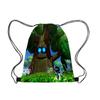 Mochila escolar con cordón, portátil, de gran capacidad, repelente al agua, con diseño de robot cósmico 3D, ideal como regalo