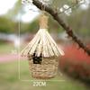 Jardim de infância pendurado ornamento anel criação ambiente layout material pingente decoração Mori ninho de pássaro Mori folha verde vime ninho de pássaro