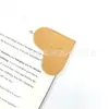 Marcador de Libros Nuevo en Forma de Corazón Modelo de Cuero Mini Portátil Regalo Marcador de Libros en Forma de Corazón Clip para Página de Libro Cubierta Protectora de Esquina de Libro