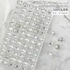 Nuevas joyas para uñas Super Flash K9 rectangulares octogonales de diamante de cristal taladro de pila de diamante de punta inferior Red de diamantes Aurora Decoraciones de uñas de moda