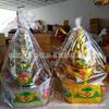Maceta de Flor de Loto Yuanbaoshan Colorida Cornucopia Jinyinshan Barril Hexagonal Papel Trenzado Papel Sacrificio en Vivo Fábrica Funeral
