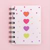 Caderno espiral de desenho animado estilo criativo elegante caderno de notas bloco de notas de bolso pequeno portátil caderno de estudante caderno fofo