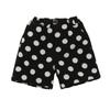 Ropa infantil de Corea del Sur niños nueva ola punto material de lana shorts niños y niñas bebé otoño e invierno lunares lana estilo occidental shorts
