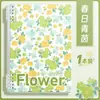 Cuaderno de Hojas Sueltas B5 Floral Más Vendido Transfronterizo, Cuaderno Espiral Desmontable A5, Cuaderno de Alto Valor para Estudiantes Ins
