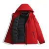 Jaqueta de Montanhismo Três em Um para Homens e Mulheres, Roupas de Escalada Tendência para Exterior, Conjunto de Duas Peças Destacável, Jaqueta Quente Protetora contra o Frio