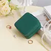 Almacenamiento de Joyas Caja de Joyas Portátil Desmontable para Viaje Estilo Coreano Simple y Exquisita Caja para Anillos Caja de Almacenamiento para Anillos y Collares