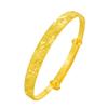 Pulsera de Cielo Estrellado con Flor de Gipsofila Dorada Galvanizada al Vacío Pulsera Ortografía Suministro de Noche Flor de Gipsofila Brillante Pulsera de Flor de Gipsofila