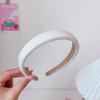 Faixa de Cabelo Esponjosa da Moda para Mulheres com Topo Craniano Alto, Acessório de Cabelo Versátil Estilo Coreano para Sair