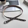 Cinto Feminino Estampa de Leopardo Estilo Americano Retrô Garota Picante Moda Y2K Personalidade Cinto para Uso Externo para Combinar com Jeans, Cinto Estreitador de Cintura Tendência