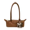Bolso tipo baguette de lujo de nicho estilo francés, bolso tipo dumpling moderno y a la moda, adecuado para el uso diario, bolso versátil y moderno para hombro y debajo del brazo