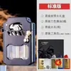 Zorro/Zorro Z786 Mecha Cibernético Caja Transparente Encendedor de Queroseno Semiautomático Pieza Única Clásica Entrega de Regalo