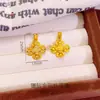 Colgante de Cruz Vajra con Incrustaciones de Diamantes, Latón Chapado en Oro, Mismo Estilo que Wei Xue, Colgante de Moda de Lujo Ligero de Alta Gama para Mujer