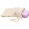 Bolsa de jabón de sisal de fábrica, suministros de baño, bolsa de jabón de algodón y lino, bolsa de jabón, red de burbujas lavable, almacenamiento de doble propósito
