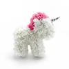 Regalo de Navidad, San Valentín, Cumpleaños, Rosa, Mini Unicornio, Pequeño, Creativo, Simulación, Flor Eterna, Unicornio