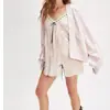 Jaqueta Cardigan Jeans Azul Claro Europeia e Americana Blusa de Tricô Casual Solta de Manga Longa Roupas Femininas Transfronteiriças da Amazon