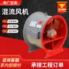 Ventilador de Flujo Mixto Swf Bajo Ruido Industrial Resistente a Altas Temperaturas Ventilador Sótanos Fábrica Ventilación Extracción de Humo Ventilador de Flujo Mixto