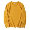 Ami Kaji Tres Pines 300g Pesado Color Sólido T Joven Algodón de Xinjiang Holgado Espalda Americana Manga Corta Manga Larga