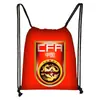 Bolsa com Cordão para Futebol da Copa do Mundo Transfronteiriça de 2026 com Estampa do Logo da Equipe, Mochila com Cordão de Poliéster, Bolsa de Armazenamento de Grande Capacidade